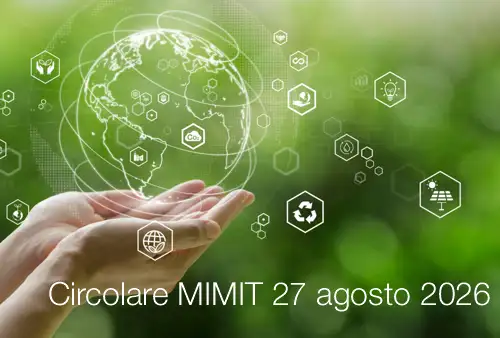 Circolare MIMIT 27 agosto 2026 Circolare MIMIT 27 agosto 2026